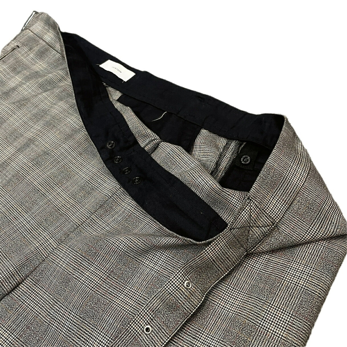 FACETASM 23SS Gray Glen Check Wrap Design Shorts Pants Size 5