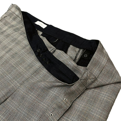 FACETASM 23SS Gray Glen Check Wrap Design Shorts Pants Size 5