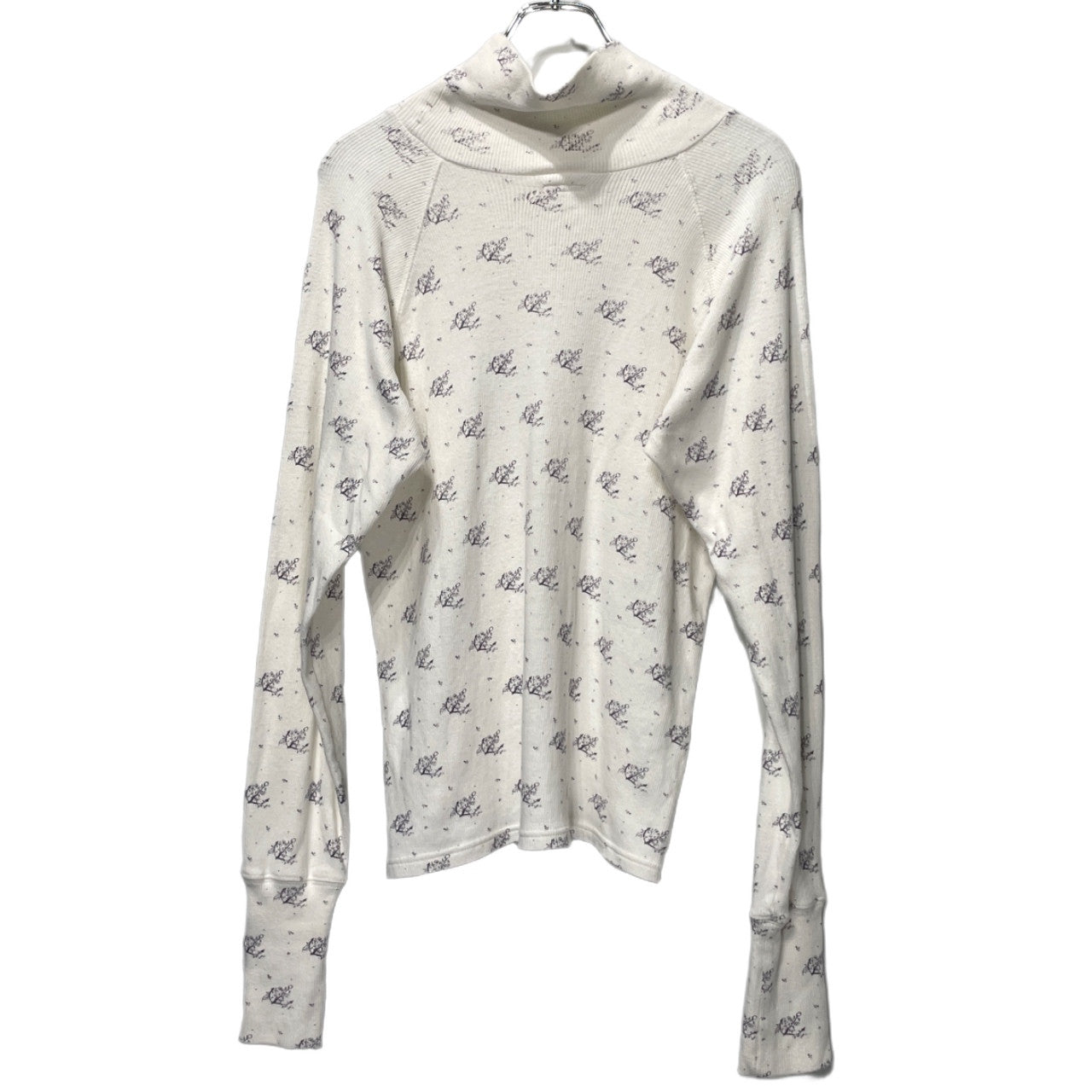 Kapital All-Over Anchor Print Bottleneck T-Shirt Size S