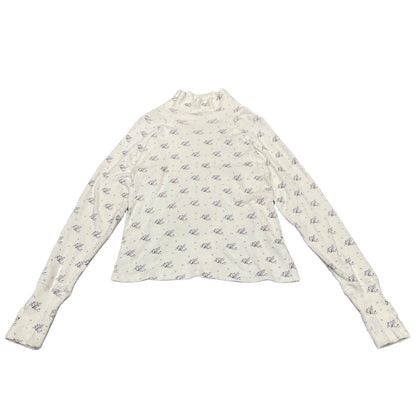 Kapital All-Over Anchor Print Bottleneck T-Shirt Size S