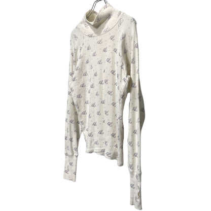 Kapital All-Over Anchor Print Bottleneck T-Shirt Size S