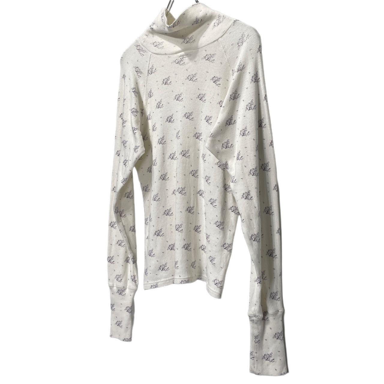 Kapital All-Over Anchor Print Bottleneck T-Shirt Size S