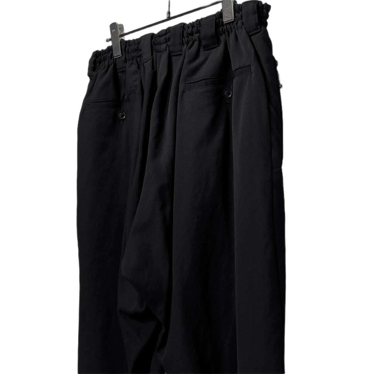 Yohji Yamamoto 18AW Gabardine Ball Chain Pocket Pants Size 2
