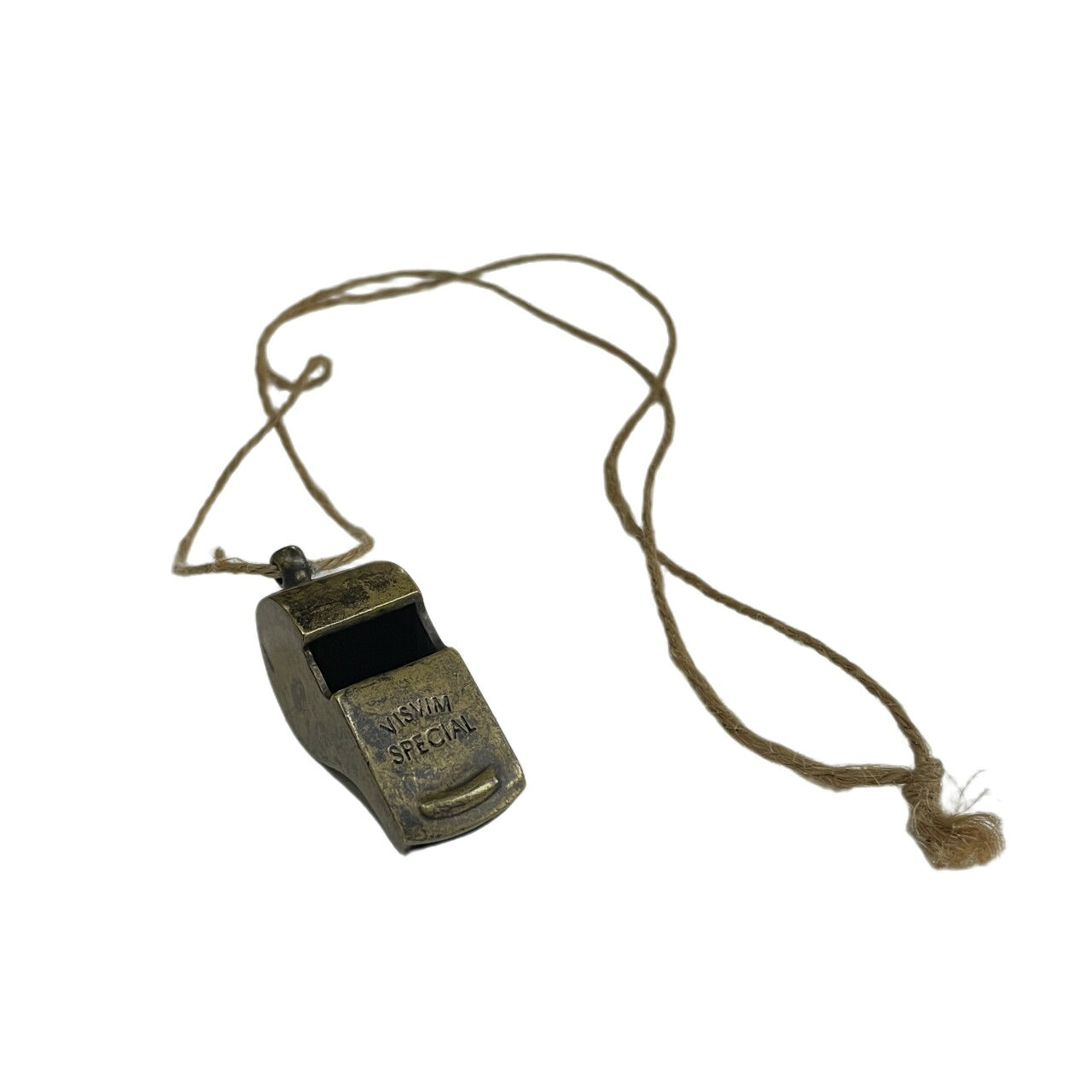 visvim Law Enforcement Whistle Necklace Gold Size ONE SIZE