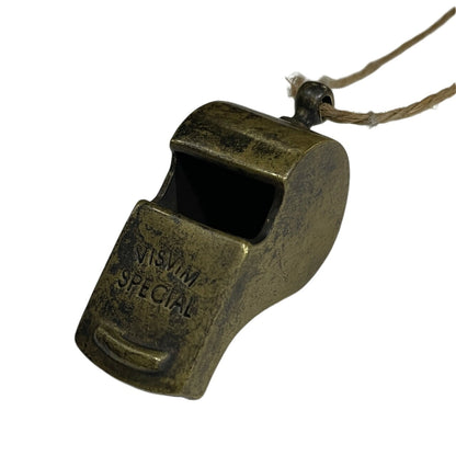 visvim Law Enforcement Whistle Necklace Gold Size ONE SIZE