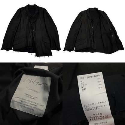 Yohji Yamamoto 3-Layer Asymmetric Reversible Jacket Size 2