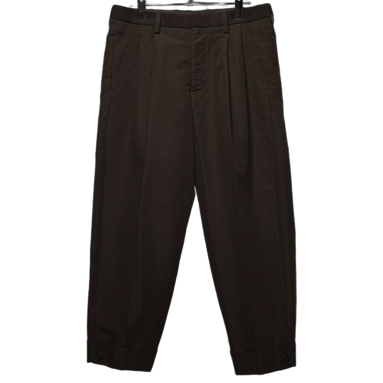 Kolor 20AW W/E Serge Hem Button 2-Pleat Tapered Pants Size 1