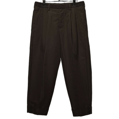Kolor 20AW W/E Serge Hem Button 2-Pleat Tapered Pants Size 1