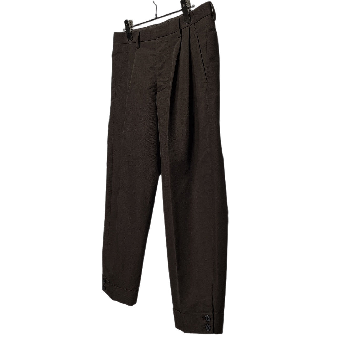Kolor 20AW W/E Serge Hem Button 2-Pleat Tapered Pants Size 1