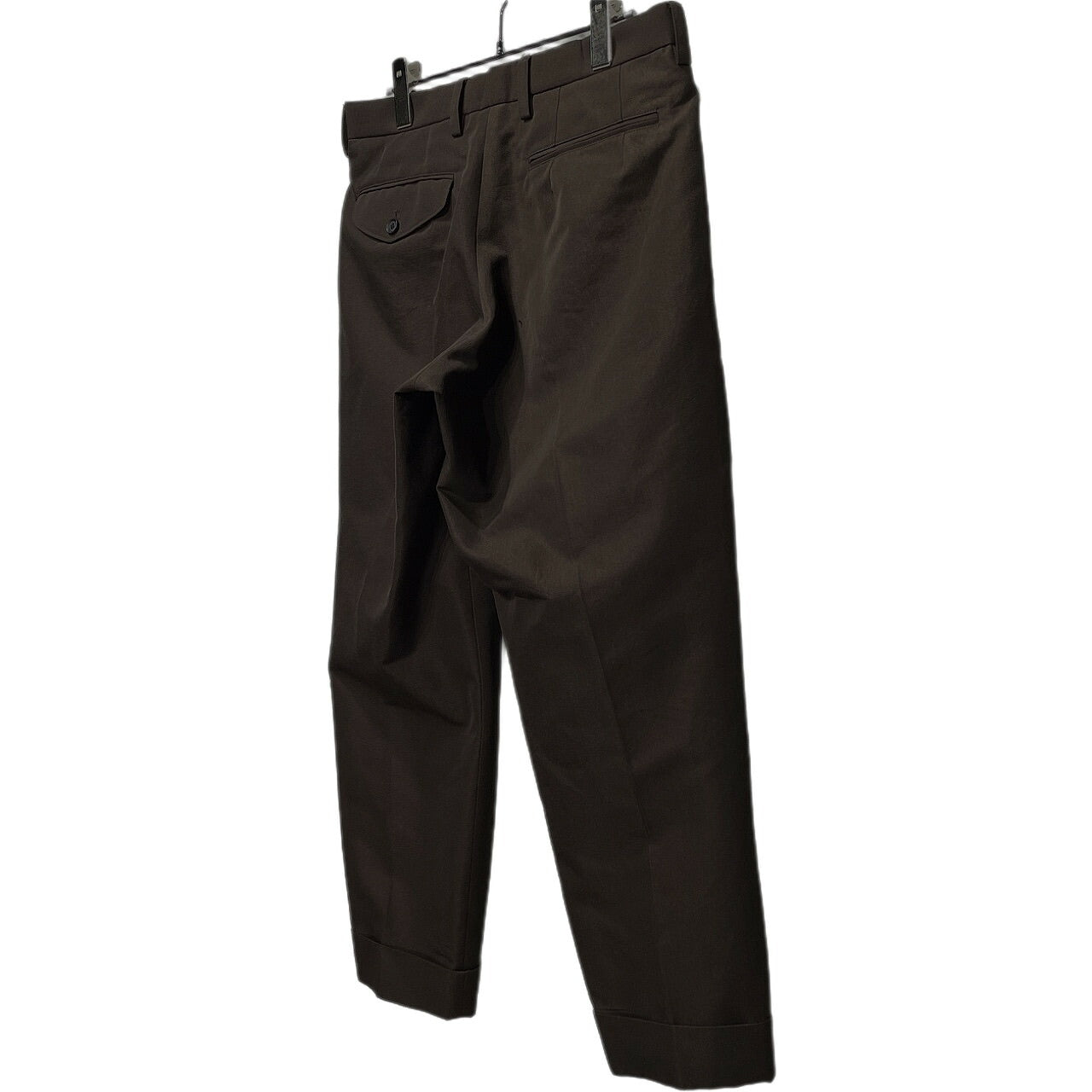 Kolor 20AW W/E Serge Hem Button 2-Pleat Tapered Pants Size 1
