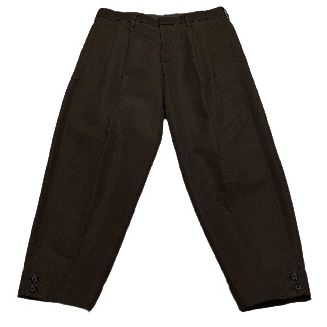 Kolor 20AW W/E Serge Hem Button 2-Pleat Tapered Pants Size 1