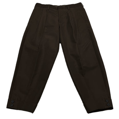 Kolor 20AW W/E Serge Hem Button 2-Pleat Tapered Pants Size 1
