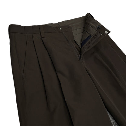 Kolor 20AW W/E Serge Hem Button 2-Pleat Tapered Pants Size 1