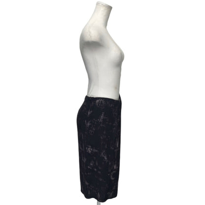 Maison Martin Margiela 1 09SS Print Midi Skirt Black Size 38