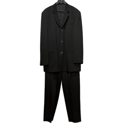 Y's for men 90s Wool Gabardine Suit Black Size M