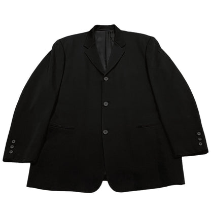 Y's for men 90s Wool Gabardine Suit Black Size M