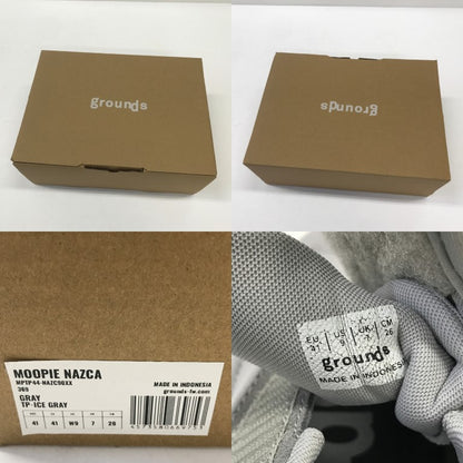 grounds MOOPIE NAZCA Gray Sneakers Size 26