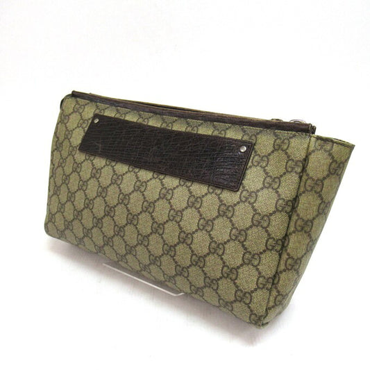 GUCCI Guccissima GG Canvas Clutch Bag Brown Size ONE SIZE