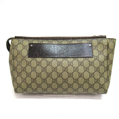 GUCCI Guccissima GG Canvas Clutch Bag Brown Size ONE SIZE