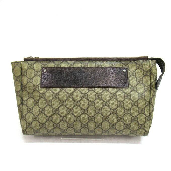 GUCCI Guccissima GG Canvas Clutch Bag Brown Size ONE SIZE