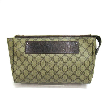 GUCCI Guccissima GG Canvas Clutch Bag Brown Size ONE SIZE