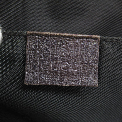 GUCCI Guccissima GG Canvas Clutch Bag Brown Size ONE SIZE