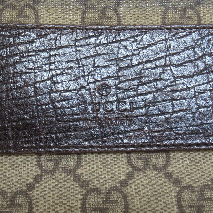 GUCCI Guccissima GG Canvas Clutch Bag Brown Size ONE SIZE