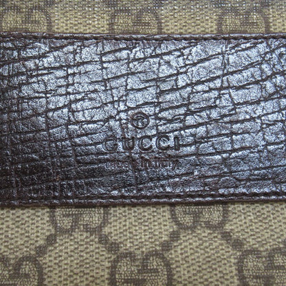 GUCCI Guccissima GG Canvas Clutch Bag Brown Size ONE SIZE