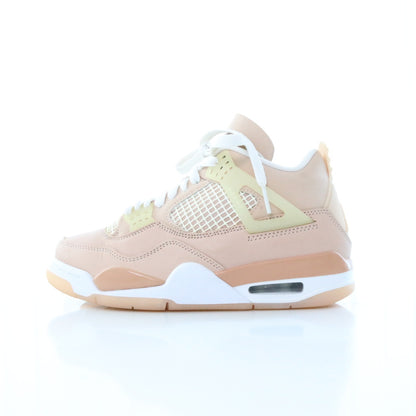 NIKE Air Jordan 4 Shimmer Sneakers Beige Size 23.5cm
