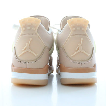 NIKE Air Jordan 4 Shimmer Sneakers Beige Size 23.5cm