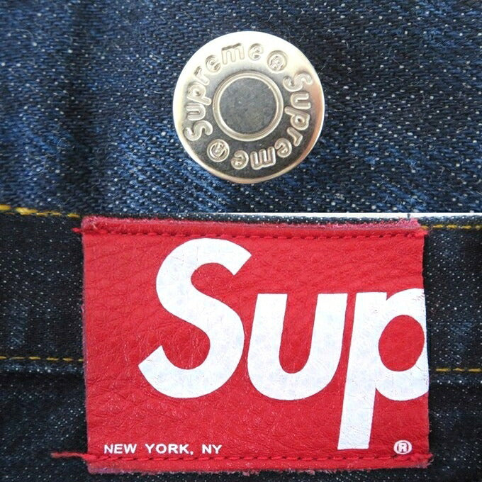 Supreme USA Made Slim Indigo Denim Jeans Pants Size 32