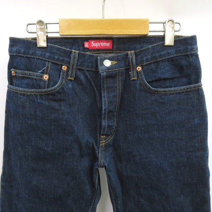 Supreme USA Made Slim Indigo Denim Jeans Pants Size 32