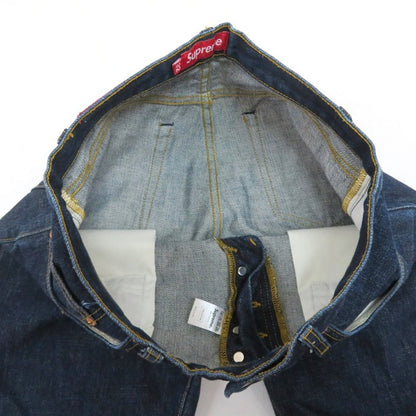 Supreme USA Made Slim Indigo Denim Jeans Pants Size 32