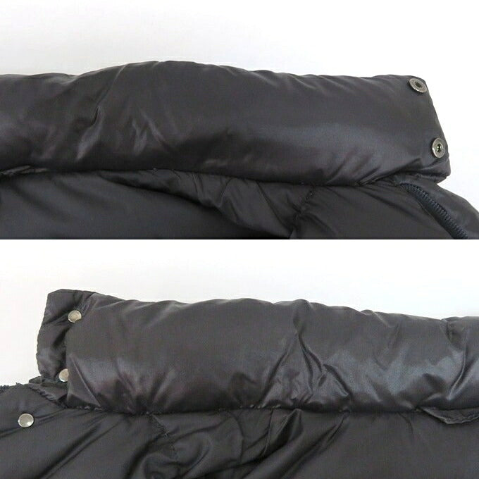 DUVETICA Black Hooded Down Jacket Size 46