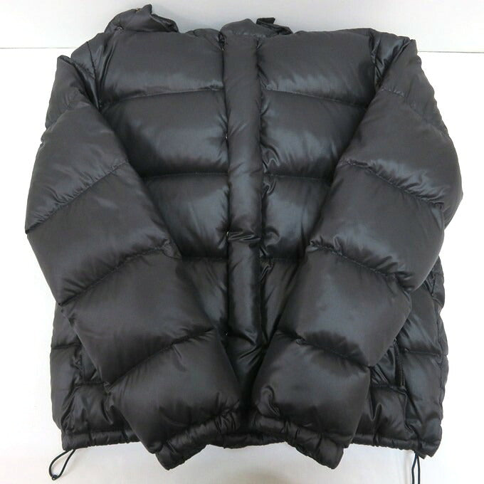 DUVETICA Black Hooded Down Jacket Size 46