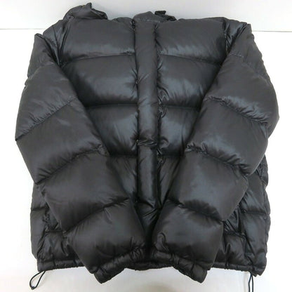DUVETICA Black Hooded Down Jacket Size 46