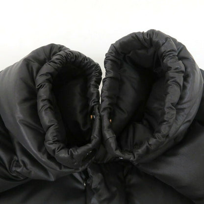 DUVETICA Black Hooded Down Jacket Size 46