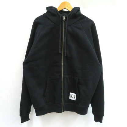 WAX Heavy Oz Zip Up Hoodie Black Size M