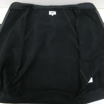 WAX Heavy Oz Zip Up Hoodie Black Size M