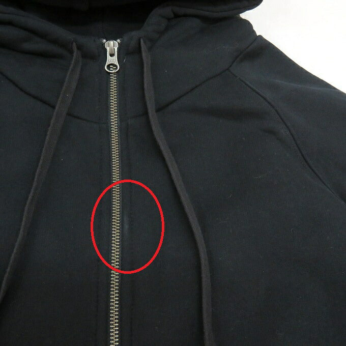 WAX Heavy Oz Zip Up Hoodie Black Size M