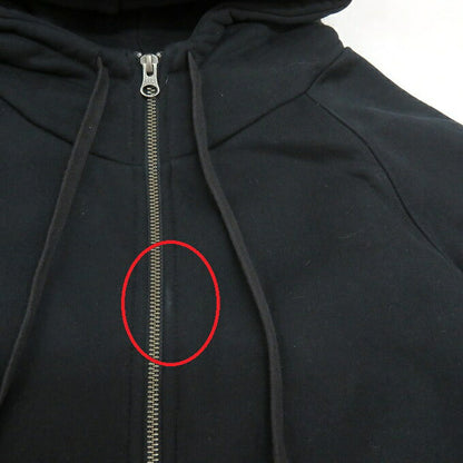 WAX Heavy Oz Zip Up Hoodie Black Size M