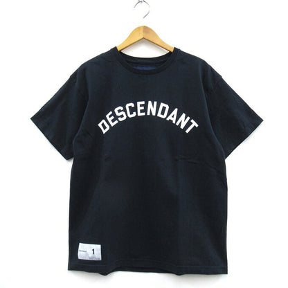 DESCENDANT 24SS Team T-Shirt Navy Size 1