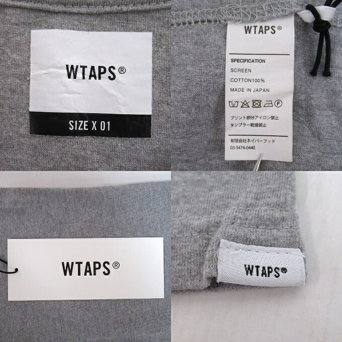 WTAPS 19SS WARFARE S/S T-Shirt Gray Size 1