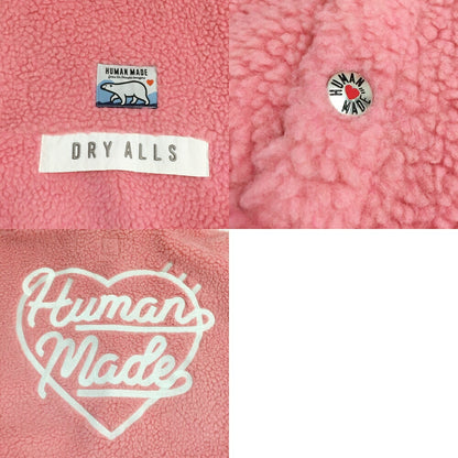 HUMAN MADE Boa Fleece Pullover Hoodie Pink Size L