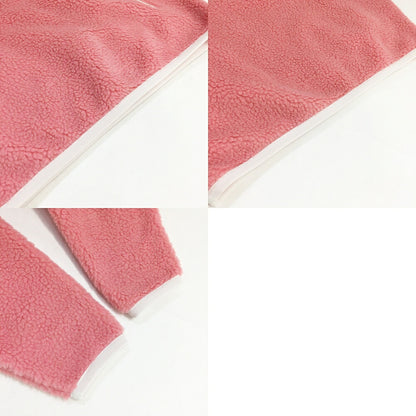 HUMAN MADE Boa Fleece Pullover Hoodie Pink Size L
