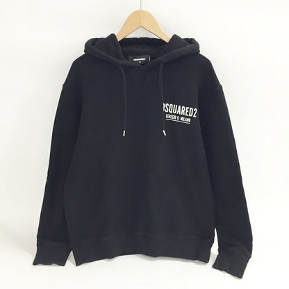 DSQUARED Pullover Hoodie Black Size M