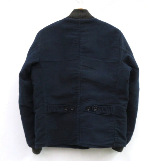 SUGAR CANE 9oz Moleskin Troy Blanket Jacket Navy Size M