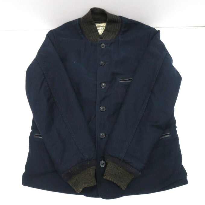 SUGAR CANE 9oz Moleskin Troy Blanket Jacket Navy Size M