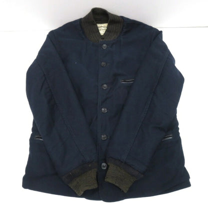 SUGAR CANE 9oz Moleskin Troy Blanket Jacket Navy Size M