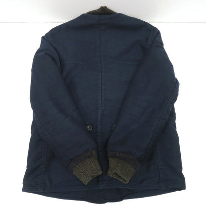 SUGAR CANE 9oz Moleskin Troy Blanket Jacket Navy Size M